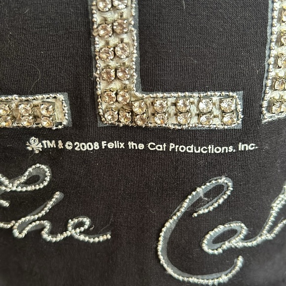 Vintage Felix the Cat Sequined Strapless Top/Skirt M - Picture 5 of 10